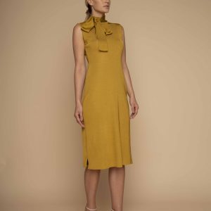 Vestido Laço Tricot